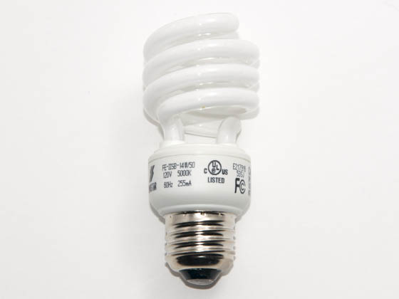 Longstar FE-IISB-14W/50K Long Star 14W 120V Bright White CFL Bulb, E26 Base