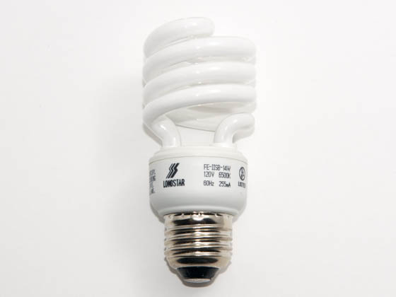 Longstar FE-IISB-14W/65K Long Star 14W 120V Daylight White Spiral CFL Bulb