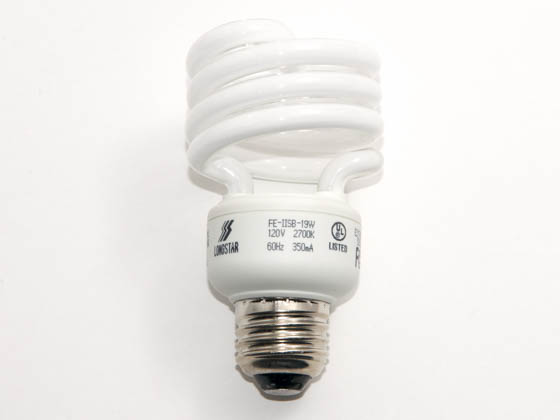 Longstar FE-IISB-19W/27K Long Star 19W 120V Warm White CFL Bulb, E26 Base
