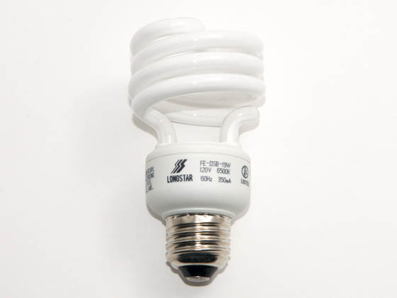 Longstar FE-IISB-19W/65K Long Star 19W 120V Daylight White Spiral CFL Bulb