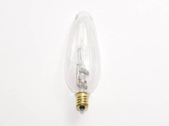 Philips Lighting 144519 BC40F10-1/2C/HAL/CL (Cand. Base) Philips 40 Watt, 120 Volt Clear Halogen Decorative Bulb