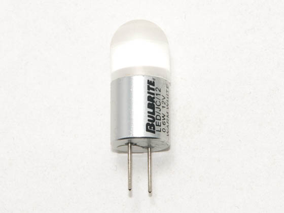 Bulbrite B770510 LED/JC/12WW Non-Dimmable 0.6W 12V 2700K JC LED Bulb