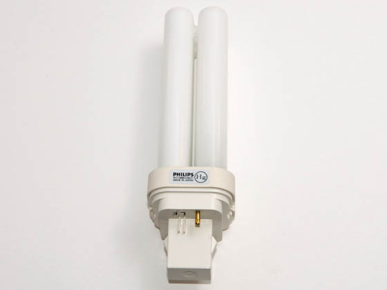 Philips Lighting 241687 PL-C 15MM/22W/27  (2-Pin) Philips 22W 2 Pin GX32d2 Warm White Double Twin Tube CFL Bulb