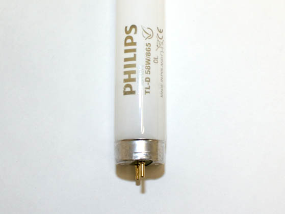 Philips Lighting 632258 40 TLD/Super 80/58W/865 Philips 58W 60in T8 Daylight White EUROPEAN Fluorescent Tube