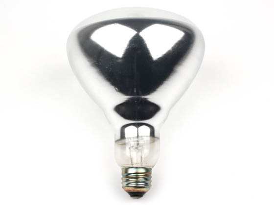 Glass Surface Systems GSS140111 250/BR40/CL (130V, PTFE Safety) 250 Watt, 130 Volt Safety Coated Heat Bulb. WARNING:  THIS BULB IS NOT TO BE USED NEAR LIVE BIRDS.