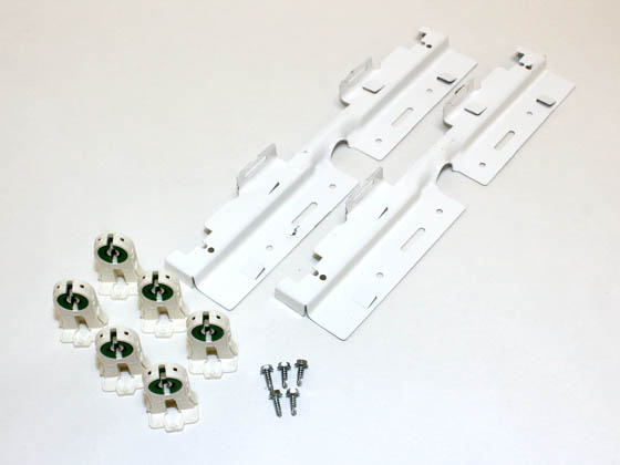 US Energy Sciences KTD-03B04-SA 3-Lamp 2x4 T8 Prismatic Troffer Retrofit Kit, Specular Aluminum