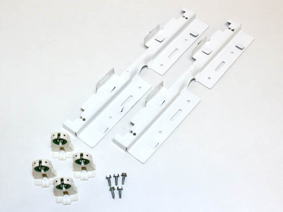 US Energy Sciences KPG-02B04-EA 2-Lamp 2x4 T8 18 Cell Parabolic Troffer Retrofit Kit, Enhanced Aluminum