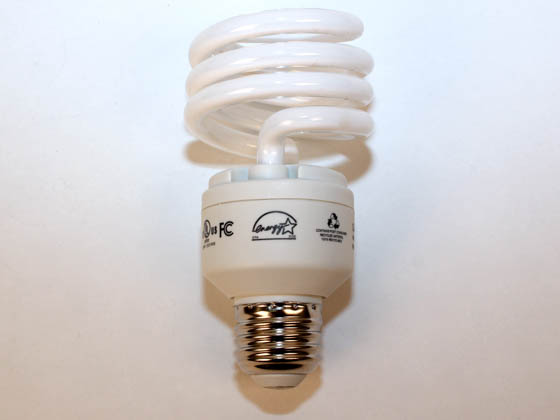 Sunrise Lighting Co. SSE-20/2700K/T2 20W/2700K Spiral 75W Incandescent Equivalent, ENERGY STAR Qualified.  20 Watt, 120 Volt Warm White CFL Bulb.