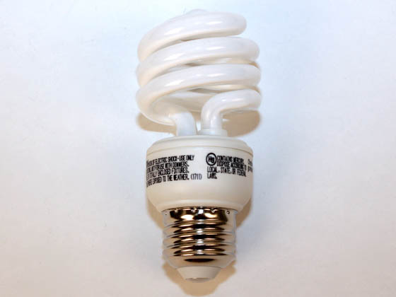 K-Lite K1993 14W/2700K Spiral 60 Watt Incandescent Equivalent, 14 Watt, 120 Volt Warm White Spiral CFL Bulb