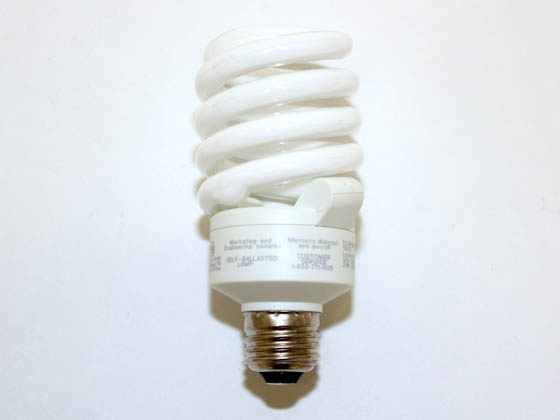 TCP TEC58023-50K 5802350K 23W Bright White Spiral CFL Bulb, E26 Base