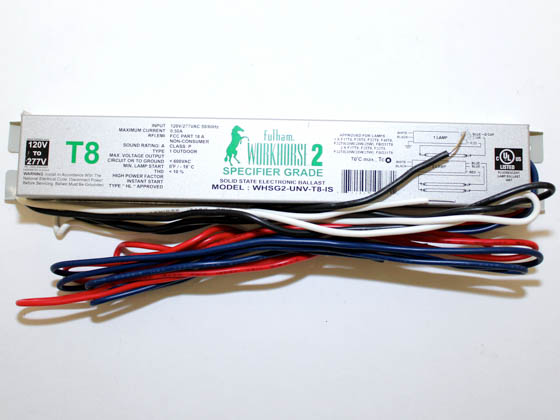 WHSG1-UNV-T8-IS Fulham Lighting Fulham Specification Grade Linear T8 Ballast