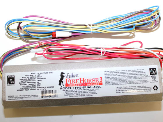 Fulham FH3-DUAL-450L FireHorse Electronic Emergency Ballast 120V/277V