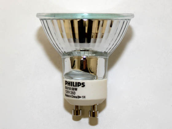 Philips Lighting 415745 BC50TWISTLINEGU10/FL25 Philips 50W 120V MR16 Halogen Flood EXN Bulb