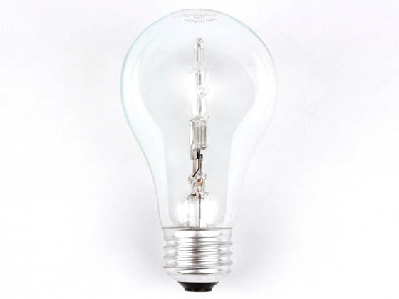 Bulbrite 115070 72A19/CL/ECO 72W 120V A19 Halogen Clear Bulb