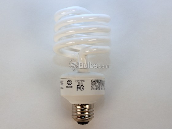 Longstar FE-IIS-30W/5000K 30W/5000K Spiral 120 Watt Incandescent Equivalent, 30 Watt, 120 Volt Bright White Spiral CFL Bulb