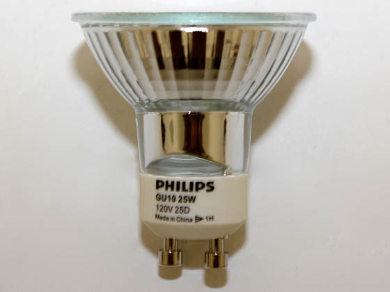 Philips Lighting 416933 BC25TWISTLINEGU10/FL25 Philips 25W 120V MR16 Halogen Flood Bulb