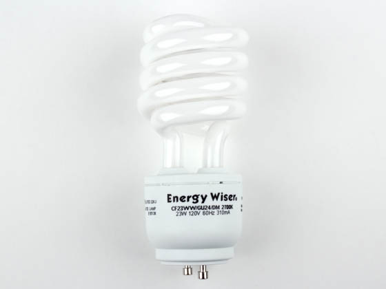 Bulbrite 509823 CF23WW/GU24/DM 23W Dimmable Warm White GU24 Spiral CFL Bulb