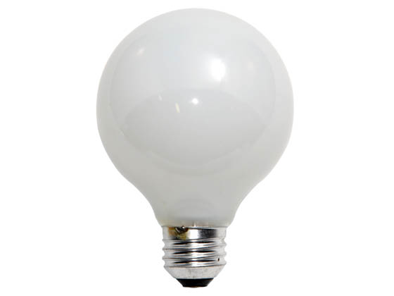 Philips Lighting 167460 40G25/W/LL (120V) Philips 40W 120V G25 White Long Life Globe Bulb, E26 Base