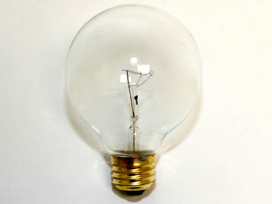 Bulbrite 393106 60G25CL2 60 Watt, 120 Volt G25 Clear Globe Bulb