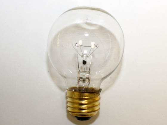 Bulbrite 321060 60G19CL 60 Watt, 125 Volt G19 Clear Globe Bulb