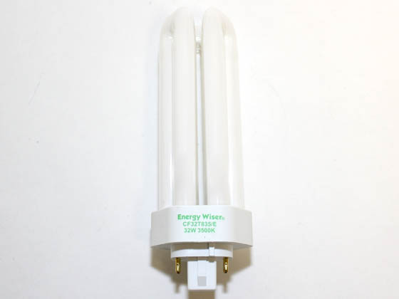Bulbrite 524342 CF32T835/E 32W 4 Pin GX24q3 Neutral White Triple Twin Tube CFL Bulb