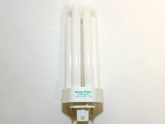 Bulbrite 524352 CF32T841/E 32W 4 Pin GX24q3 Cool White Triple Twin Tube CFL Bulb