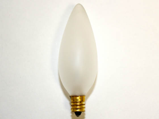 Bulbrite 491060 60CTF/32/2 60W 120V Frosted Blunt Tip Decorative Bulb, E12 Base
