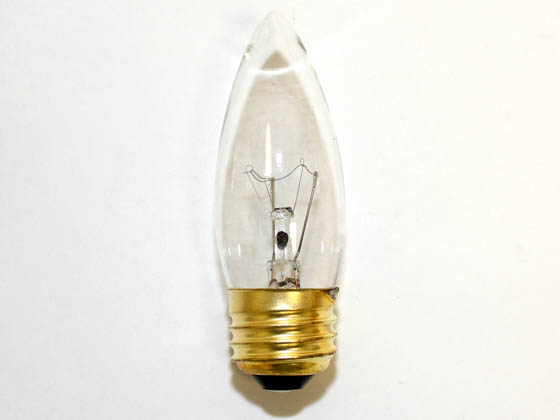 Bulbrite 495040 40ETC/2 40W 120V Clear Blunt Tip Decorative Bulb, E26 Base