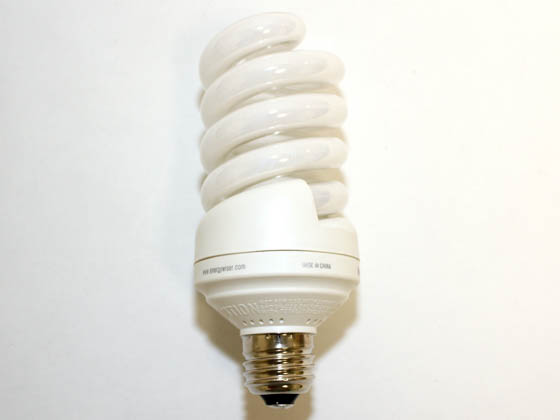 Bulbrite 509425 CF25C/TIO2 100 Watt Incandescent Equivalent, 25 Watt, 120 Volt Warm White Odor Eliminating Spiral CFL Bulb