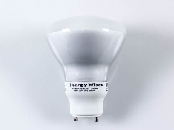 Bulbrite 509725 CF15R30/GU24 15W Warm White GU24 Reflector CFL
