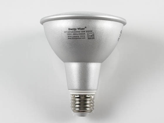 Bulbrite 514305 CF15PAR30WW 15W 120V PAR30 Long Neck Soft White CFL Bulb