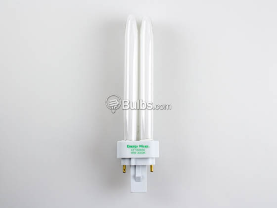 Bulbrite 524128 CF18D830 18W 2 Pin G24d2 Soft White Quad Double Twin Tube CFL Bulb