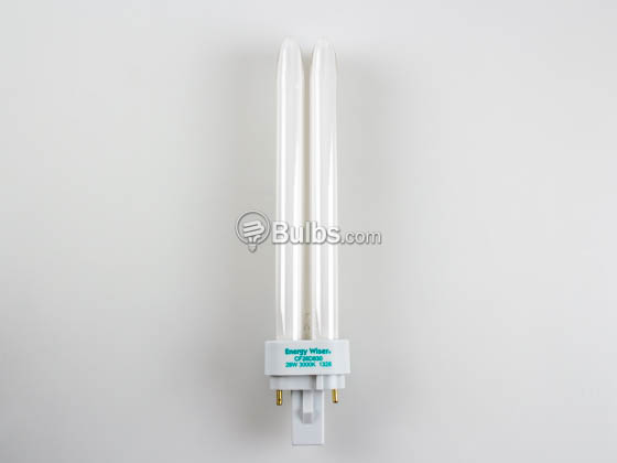 Bulbrite 524136 CF26D830 26W 2 Pin G24d3 Soft White Double Twin Tube CFL Bulb