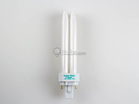 Bulbrite 524138 CF18D835 18W 2 Pin G24d2 Neutral White Double Twin Tube CFL Bulb