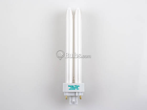 Bulbrite 524236 CF26D830/E 26W 4 Pin G24q3 Soft White Quad Double Twin Tube CFL Bulb
