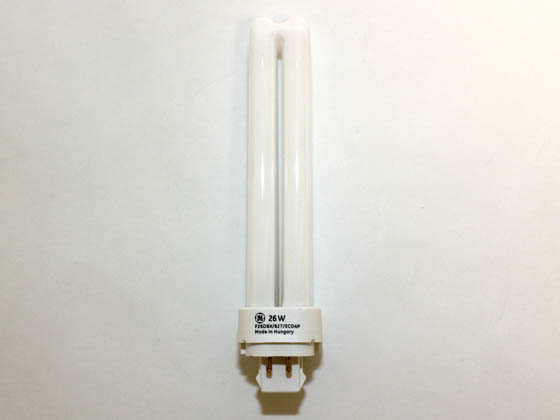 4 NEW COMPACT FLUORESCENT ENERGY SAVING 26W = 150W LAMP G24q-3 WHITE 4 PIN 