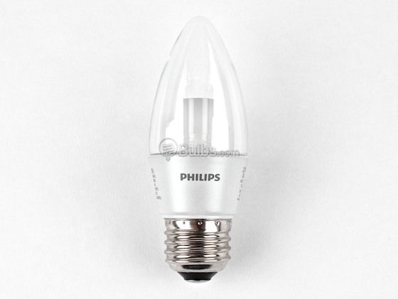 Philips Lighting 426916 3B12/END/2700-E26 DIM 8/1 Philips 25W Incandescent Equivalent, Dimmable, 25,000 Hour,  3 Watt, 120 Volt Warm White LED Decorative Bulb
