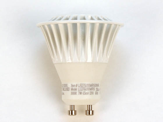 TCP LED7GU10MR1630KNFL 35 Watt Equiv., 7 Watt, LED MR-16 Dimmable 3000K 20 Degree Narrow Flood Lamp with GU10 Base