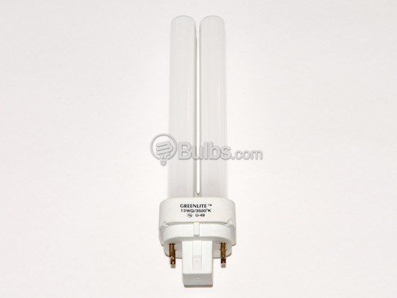 Greenlite Corp. 524355 13W/Q/4P/35K 13 Watt 4-Pin Neutral White Quad/Double Twin Tube CFL Bulb
