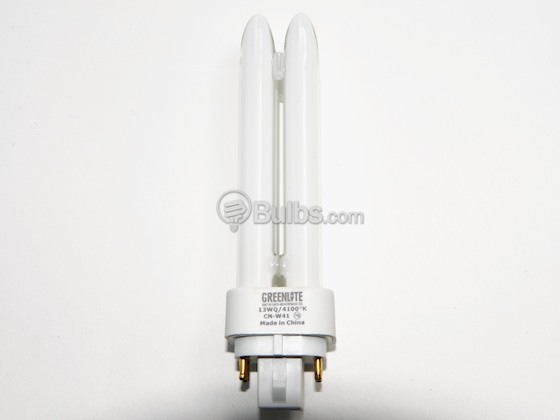 Greenlite Corp. 544469 13W/Q/4P/41K 13 Watt 4-Pin Cool White Quad/Double Twin Tube CFL Bulb