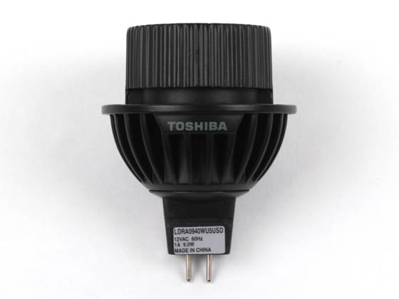 Toshiba 9MR16/40FFL-UP T9MR16/40FFL-UP 9Watt, DIMMABLE LED Cool White MR16 Lamp with GU5.3 Base