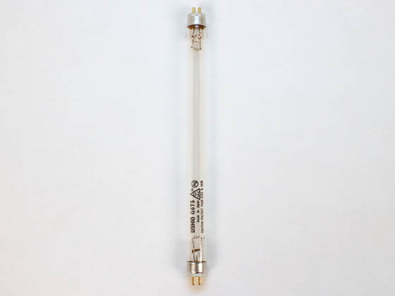 Ushio U3000015 G6T5 6 Watt, 9" T5 Germicidal Fluorescent Bulb