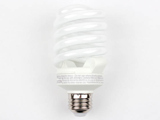 TCP TEC48923-41K 4892341K 23W Cool White Spiral CFL Bulb, E26 Base
