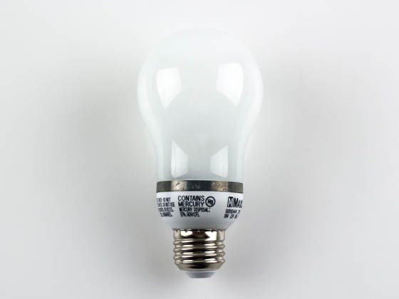 MaxLite M72123 SKB18EAWW 75 Watt Incandescent Equivalent, ENERGY STAR Qualified.  18 Watt, 120 Volt A Style CFL Bulb