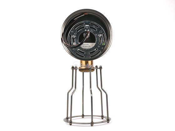 Bulbrite B810022 NOS/SCON/CAGE-PW Nostalgic Wall Sconce Fixture With Cage, Antique Pewter Finish