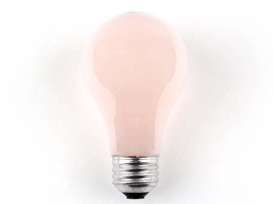 Sylvania SYL10576 60A/STP/PK (Soft Pink) 60 Watt, 120 Volt A19 Pink Bulb