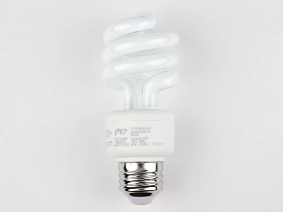 TCP TEC801014-41 80101441K 14W Cool White Spiral CFL Bulb, E26 Base
