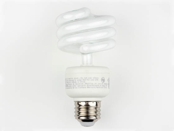 TCP TEC801019-35 80101935K 19W Neutral White Spiral CFL Bulb, E26 Base