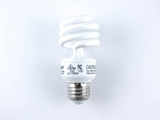 Bulbrite 509512 CF13CW/LM/4PK 13W 120V Cool White CFL Bulb