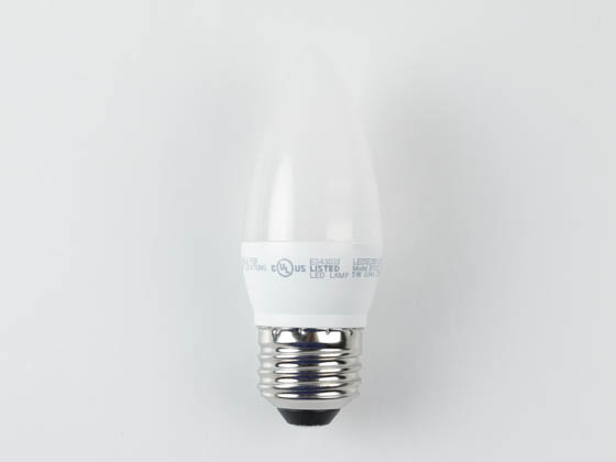 TCP LED5E26B1127KF Dimmable 5W 2700K Decorative Frosted LED Bulb, E26 Base